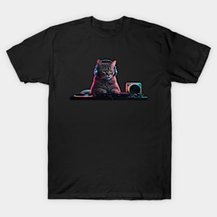 DJ Cat Party T-Shirt